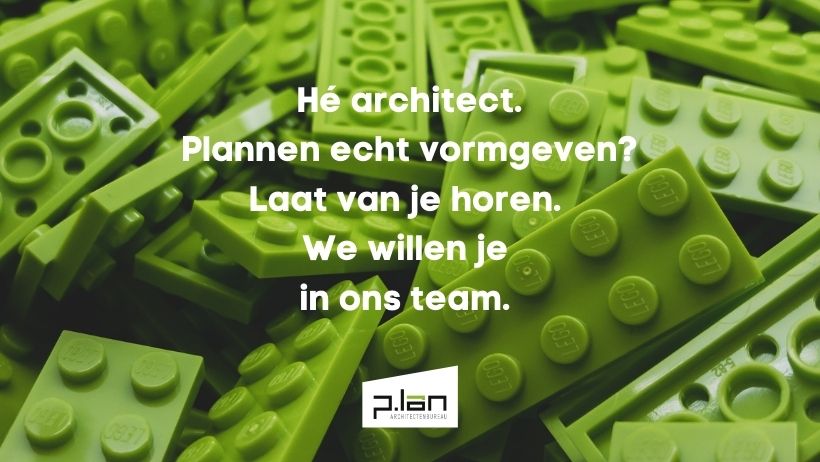 hé architect. plannen echt vormgeven? laat van je horen. we willen je in ons team