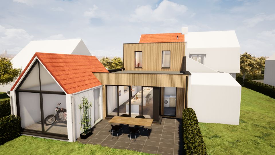 render architect verbouwing woning